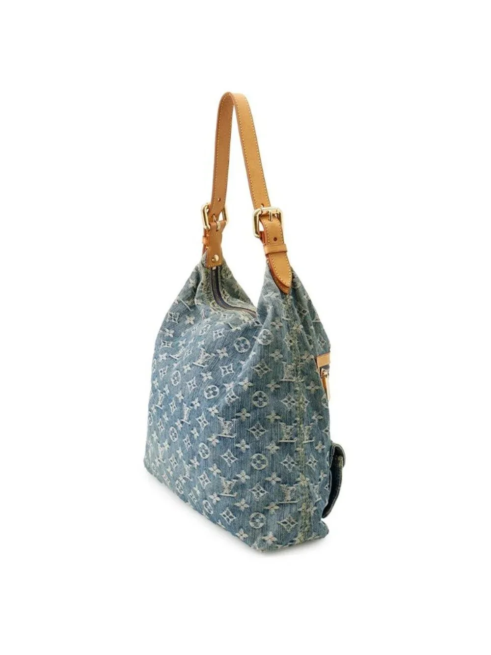 Louis Vuitton Shoulder Bag Monogram Denim GM 2-Way